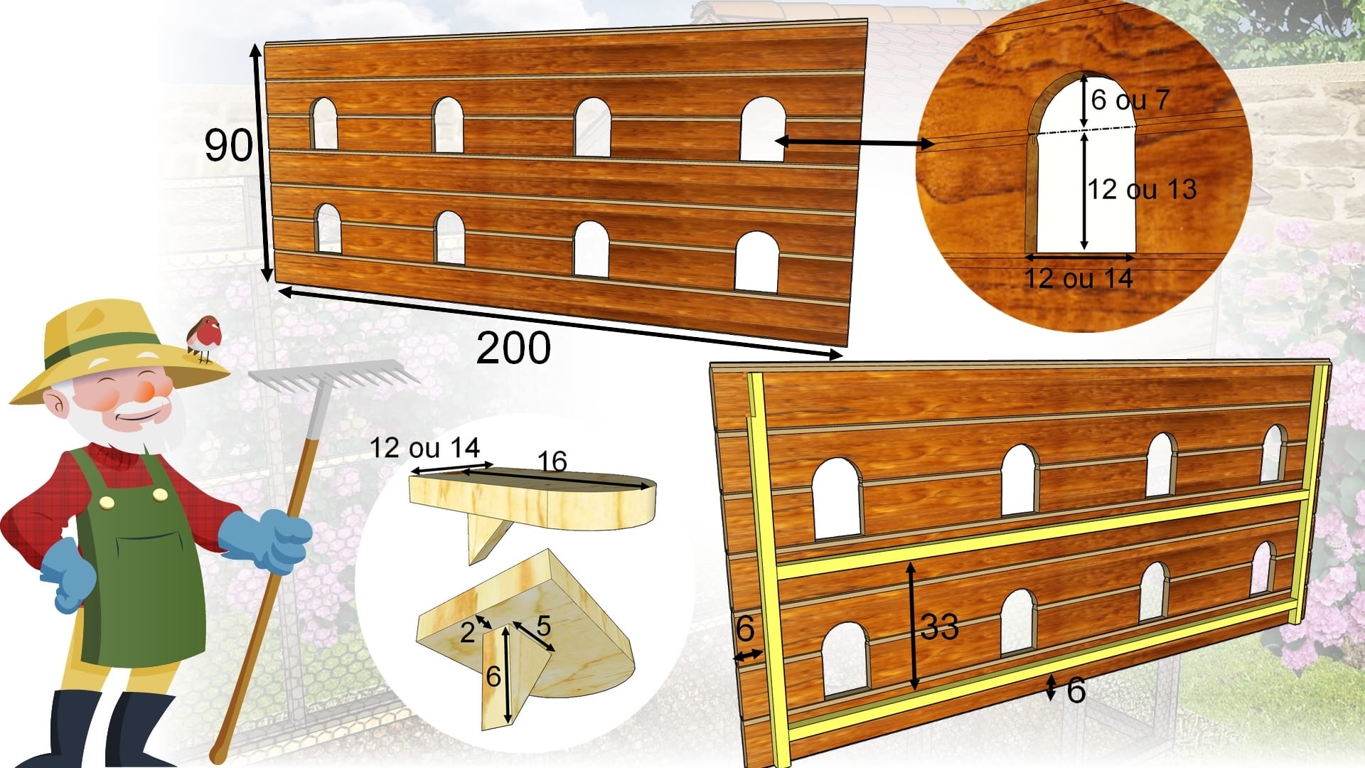 Plan Pour Fabriquer Un Nichoir A Pigeon
